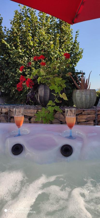 Campagne Et Jacuzzi ... C'Est Cosy Le Bumble Bee ! Villa Panossas Exterior photo